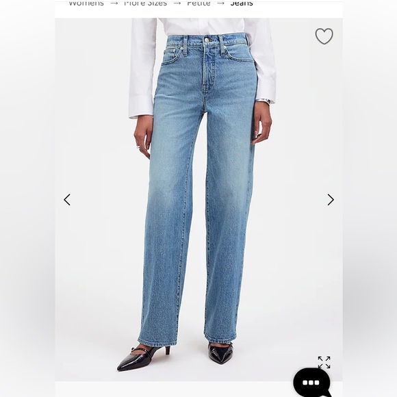 Madewell The Petite Perfect Vintage Wide-Leg Jean heathcote - Picture 3 of 4